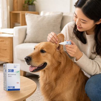 JINDUN Erkang Florfenicol & Metronidazole Ear Drops
