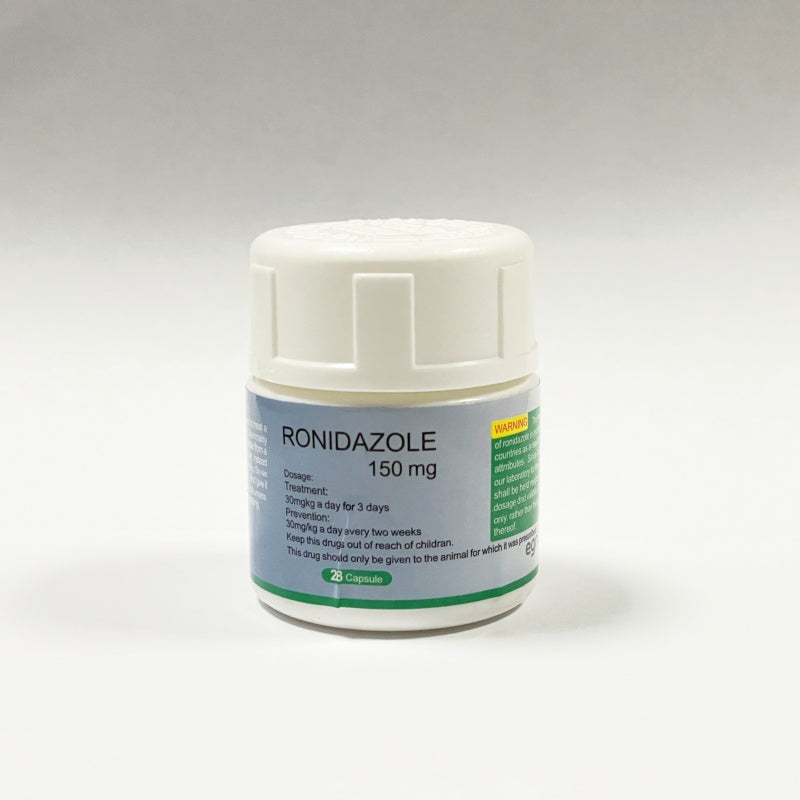 RONIDA Ronidazole 60mg / 150mg Deworm For Cats 28 Capsules