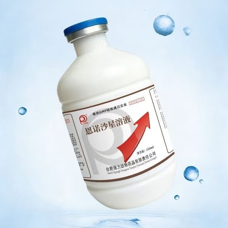 Enrofloxacin Suspension 2.5% 250ml – Trusted Broad-Spectrum Antibacterial Treatment for Animals