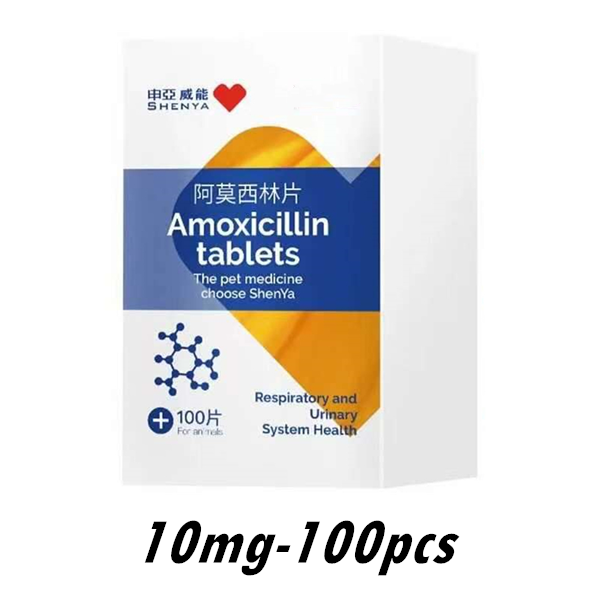 Amoxi-Tabs (Amoxicillin) Tablets for Dogs & Cats 10mg-50/100pcs