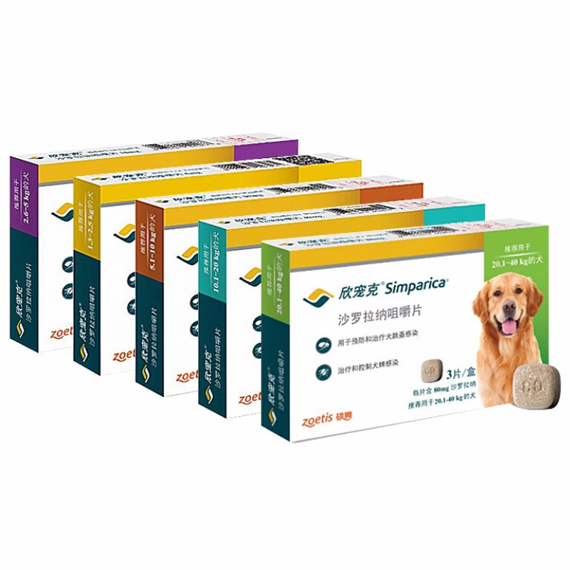 Simparica (Sarolaner) Flea and Tick Protection Chewable For Dogs