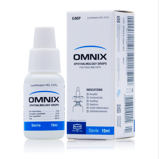 Alkin Eye drops OMNIX for pets cat and dog 10ml