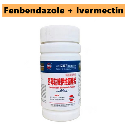 NexGen Fenbendazole 200mg + Ivermectin 10mg 100 Tablets