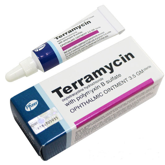 Terramycin Ophthalmic Ointment For Dog/Cat/Horse 3.5g - Pfizer