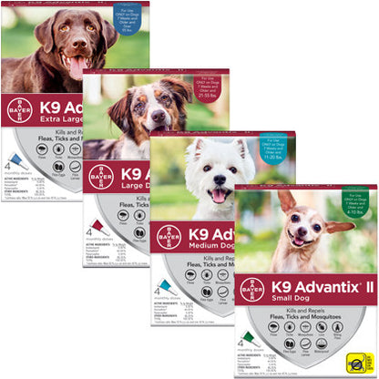 Advantix Flea Tick and Mosquito Prevention 4 Dose Animal Health Control Dog | Bayer