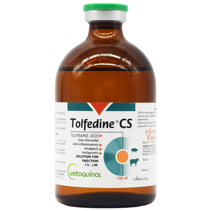 Vetoquinol Tolfedine 100ml Injection-6mg/60mg Tablets