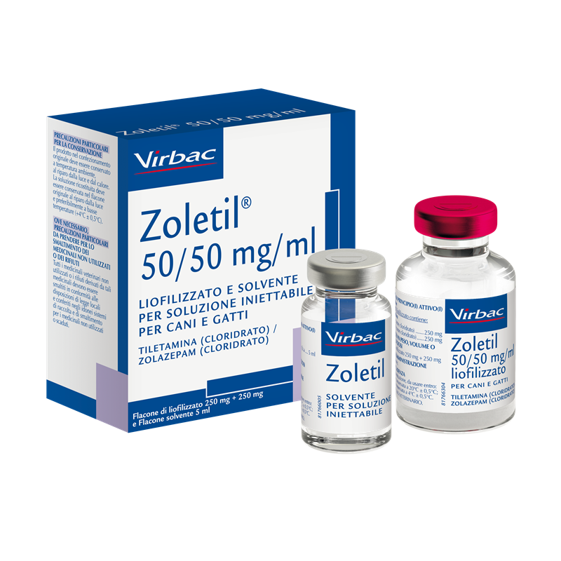 Zoletil 50- Injection for cats and dogs | Virbac