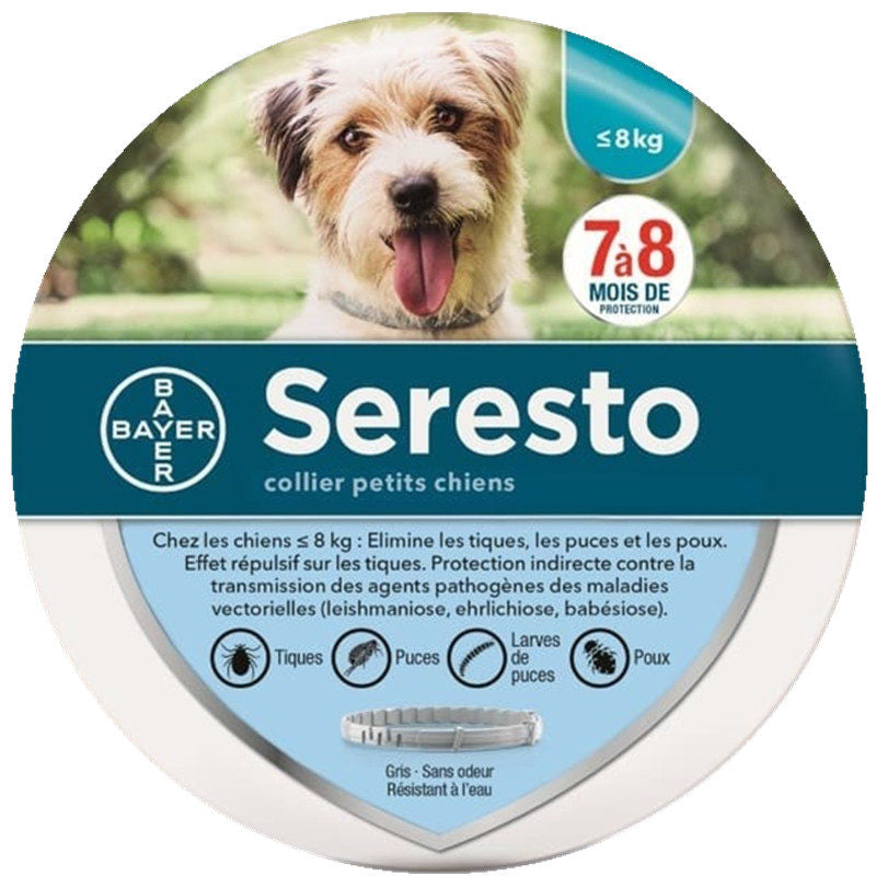 Seresto Flea and Tick Collar for Dogs, 8-Month Flea and Tick Collar