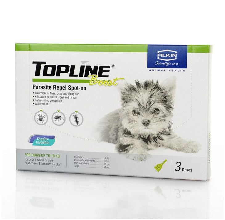 Alkin Topline Boost For Dogs & Cats Flea and Tick Biting Lice Treatment