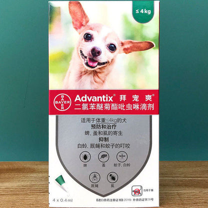 Advantix Flea Tick and Mosquito Prevention 4 Dose Animal Health Control Dog | Bayer