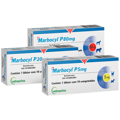 Marbocyl P-5/20/80mg Tablets For Cat/Dog | Vetoquinol