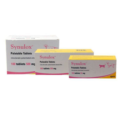 Synulox Palatable Tablets For Cat & Dog 50/250/500mg